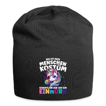 Unicorn Costume Carnival Carnival Carnival - Jersey Beanie - black - Front