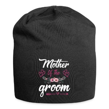 Mother of the Groom Bride - Jersey Beanie - black - Front
