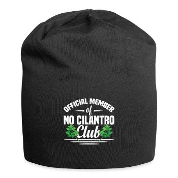 Anti coriander - Jersey Beanie - black - Front
