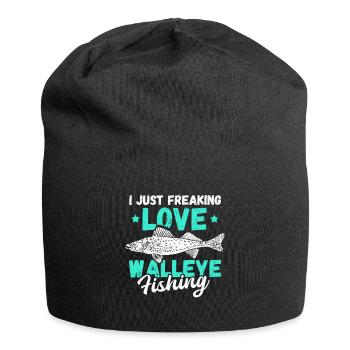 Zander Fishing Fishing Angler Gift - Jersey Beanie - black - Front