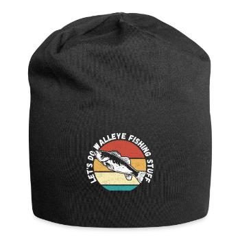 Zander Angler Fishing Fishing Gift - Jersey Beanie - black - Front