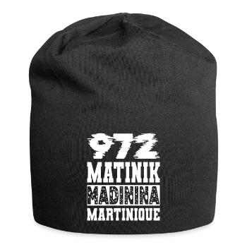 972 MATINIK MADININA MARTINIQUE - Bonnet en jersey - noir - Devant