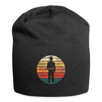 Sunset with a guarantee of happiness - Jersey Beanie - black - Front