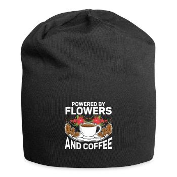 Designer floral Fleuriste Fleuriste Fleuriste - Bonnet en jersey - noir - Devant