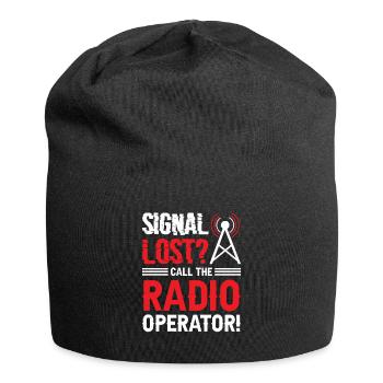 Signal perdu Opérateur radio Profession Émission de radio - Bonnet en jersey - noir - Devant