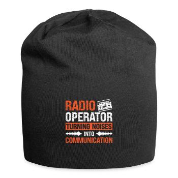 Communication des bruits de rotation de l’opérateur radio - Bonnet en jersey - noir - Devant