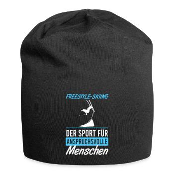 Freestyle-skiing – pure sport art - Jersey Beanie - black - Front