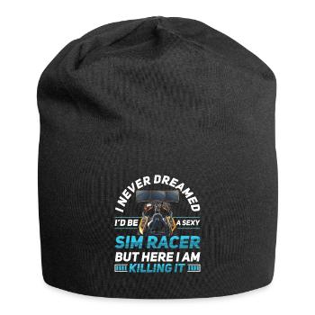 Simulator Cockpit Esports Sim Racing - Jersey-Beanie - Schwarz - Vorne
