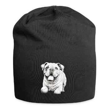 Bouledogues anglais Dog Holder T Dog Walking - Bonnet en jersey - noir - Devant