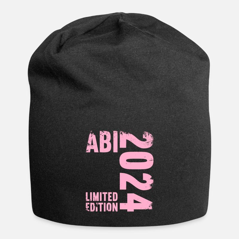 Abitur Junge Mädchen Abi Abitur 2024 - Jersey-Beanie - Schwarz