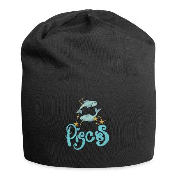 Pisces - Jersey Beanie - black - Front