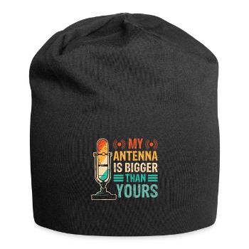 Radio Operator Transmitter Fequenz Kommunikation - Jersey-Beanie - Schwarz - Vorne