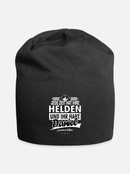 Jede Zeit hat Ihre Helden Ihr habt Daniel - Jersey-Beanie - Schwarz