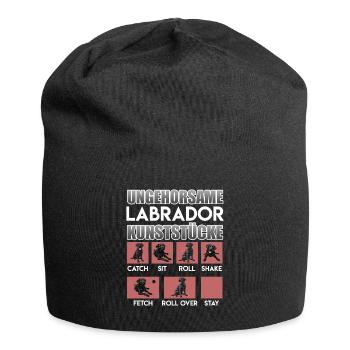 Labrador Besitzer UNGEHORSAME LABRADOR - Jersey-Beanie - Schwarz - Vorne
