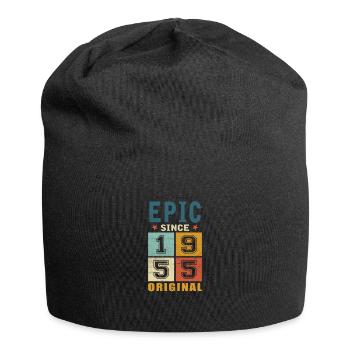 1955 Geburtstag Epic since - Jersey-Beanie - Schwarz - Vorne