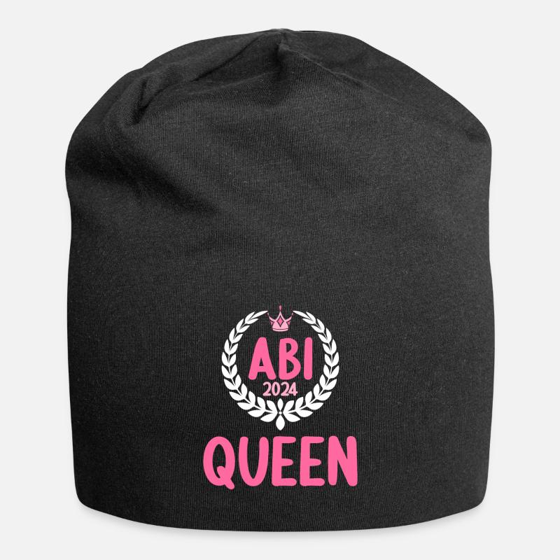 Abitur Junge Mädchen Abi Abitur 2024 - Jersey-Beanie - Schwarz