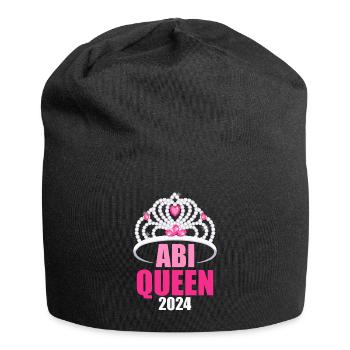 Abitur Young Girls Abitur Abitur 2024 - Jersey Beanie - black - Front