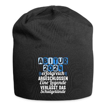 Abitur Young Girls Abitur Abitur 2024 - Jersey Beanie - black - Front