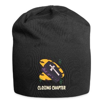 Cercueil de la mort Goth cercueil effrayant Halloween Vampires - Bonnet en jersey - noir - Devant