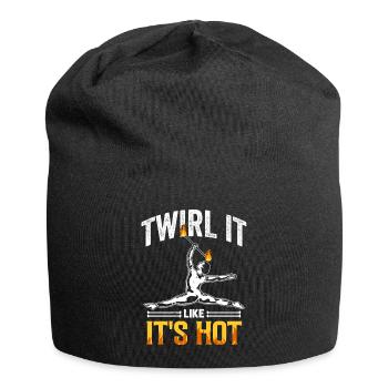 Fire Baton Fire Dance Fire Dancer Fire Dancer - Jersey Beanie - black - Front