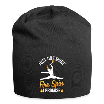 Fire Baton Fire Dance Fire Dancer Fire Dancer - Jersey Beanie - black - Front