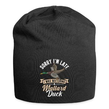Canard colvert - Bonnet en jersey - noir - Devant