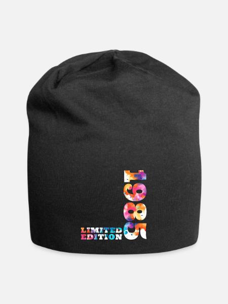 Farbenfroh Geburtstag Limited Edition 1985 - Jersey-Beanie - Schwarz