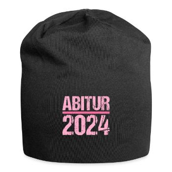 Abitur Young Girls Abitur Abitur 2024 - Jersey Beanie - black - Front