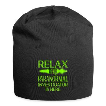 L’enquêteur paranormal est là - Relax Bro Design - Bonnet en jersey - noir - Devant