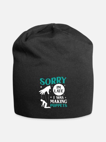 Puppeteer, puppeteer - Jersey Beanie - black
