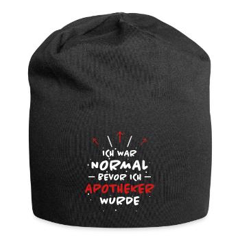 Apotheker Spruch Beruf Lustiges Apotheker Geschenk - Jersey-Beanie - Schwarz - Vorne