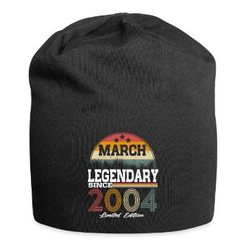 Legends est né en mars 2004 - Bonnet en jersey - noir - Devant