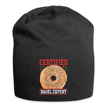 Bagel Expert Beigel Bagol Pain Cadeau - Bonnet en jersey - noir - Devant