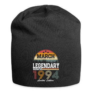 Legends est né en mars 1994 - Bonnet en jersey - noir - Devant