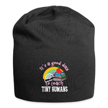 Funny Teacher Elementary School Teacher Lessons - Jersey Beanie - black - Front