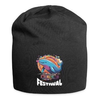 Festiwal Whale Party Festival EDM Music - Jersey Beanie - black - Front