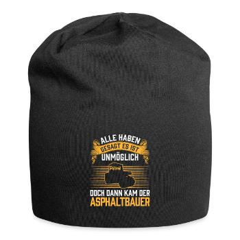 Then came the asphalt builder road builder - Jersey Beanie - black - Front