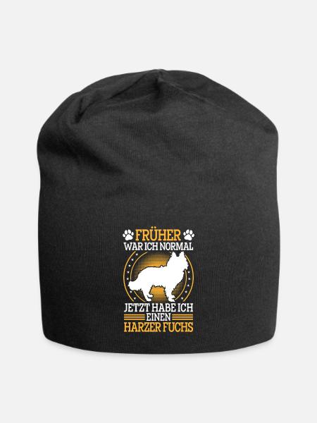 Harzer Fuchs früher normal Hütehund Hütefuchs - Jersey-Beanie - Schwarz