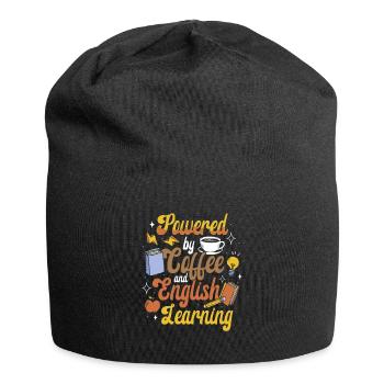 Englischlehrer Englischlerner ELL-Lehrer - Jersey-Beanie - Schwarz - Vorne