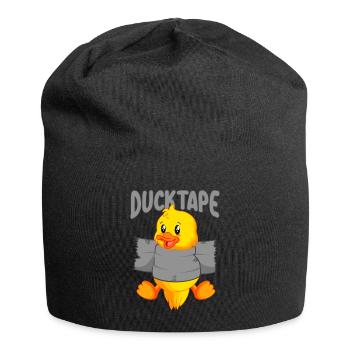 Ruban adhésif Duck | Canetons avec ruban adhésif - Bonnet en jersey - noir - Devant