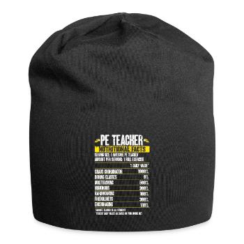 Sportlehrer Sport Lehrer Sportunterricht - Jersey-Beanie - Schwarz - Vorne