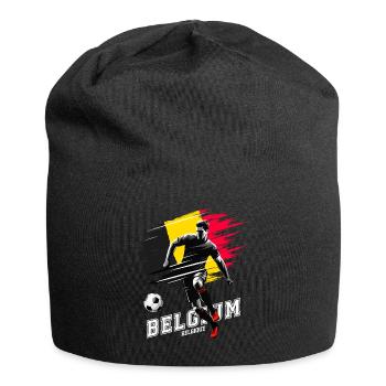 Football Belgium Belgique Flag Flag Player - Jersey Beanie - black - Front