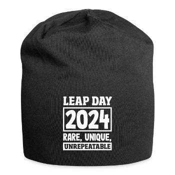 Leap Day 2024 Commemoration Rare Unique Event - Jersey Beanie - black - Front