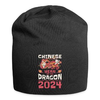 Chinese Year of the Dragon 2024 Chinese New Years - Jersey Beanie - black - Front