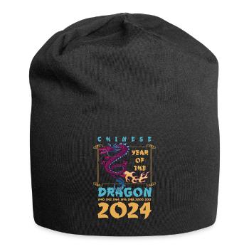 Chinese Year of the Dragon 2024 Chinese New Years - Jersey Beanie - black - Front