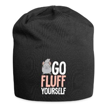 Chinchilla - Jersey-Beanie - Schwarz - Vorne