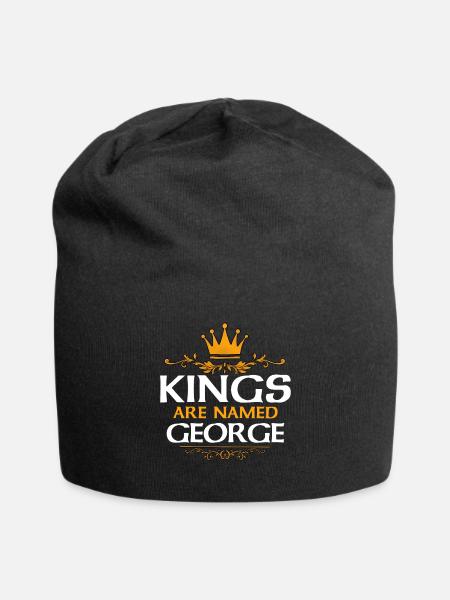 George - Jersey-Beanie - Schwarz