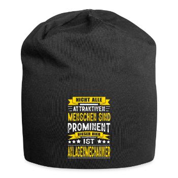 Anlagenmechaniker Spruch Geselle Meister Fun - Jersey-Beanie - Schwarz - Vorne