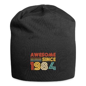 40th Birthday Vintage 1984 Classic Birthday 40 Yea - Jersey Beanie - black - Front