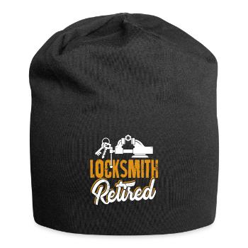 Locksmith Retired Locksmith - Jersey Beanie - black - Front